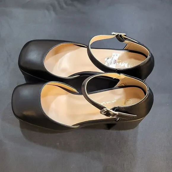 BRAND NEW MUDD BLOCK-HEEL ADJUSTABLE ANKLE STRAP SANDAL - Picture 6 of 16